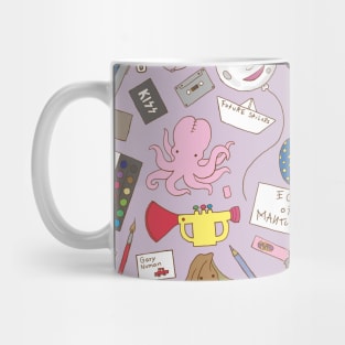 Boosh pattern purple Mug